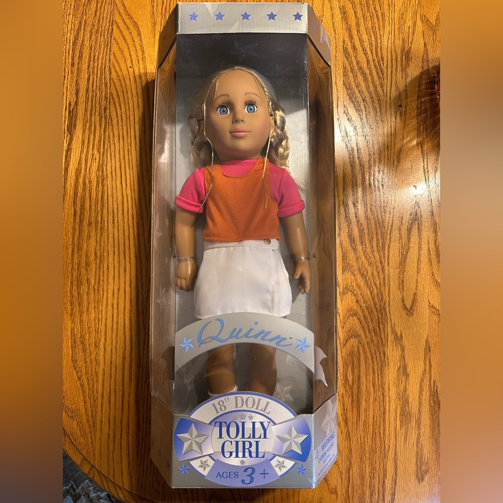 Brand New Tolly Doll 18” - Quinn